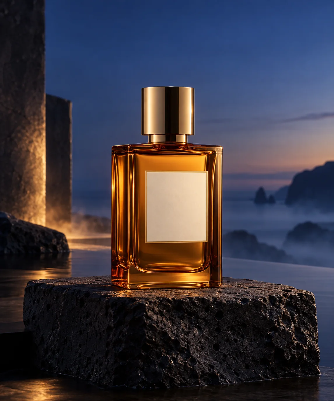 Premium product photography concept with clean copy space